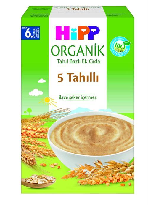 Organik 5 Tahıllı Tahıl Bazlı Kaşık Maması 200 Gr