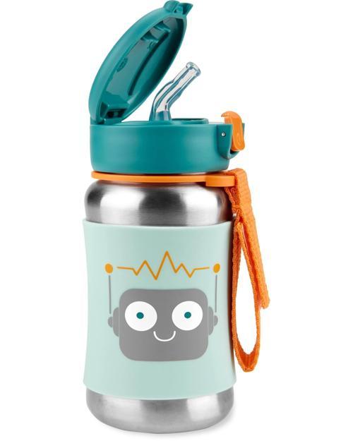 Zoo Pipetli Paslanmaz Çelik Suluk 350 ml Robot