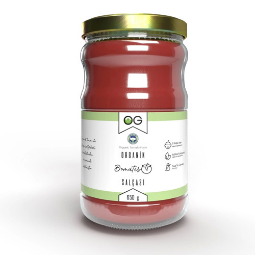Organik Tuzsuz Domates Salçası 650 Gr