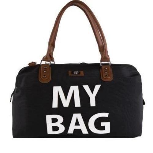 My Bag Deri Anne Bebek Bakım Çantası 7070 Siyah