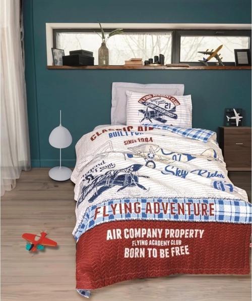 Junior Ranforce Complete Set Tek Kişilik Flying Gri