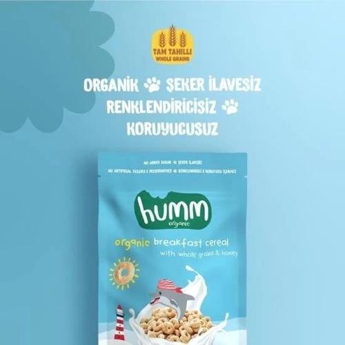 Organik Tam Tahıllı ve Ballı Kahvaltılık Gevrek 80 Gr