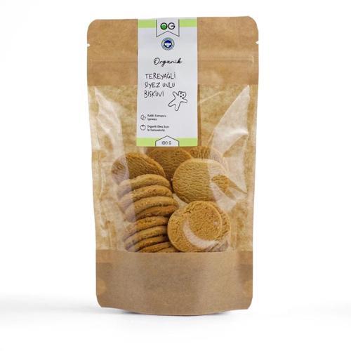 Organik Tereyağlı Siyez Unlu Bisküvi 100 Gr