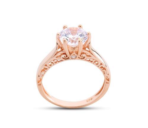 Altı Tırnak Barok Rose Yüzük GMS169