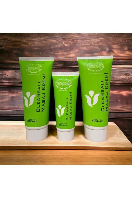 Clean Ball Masaj Kremi Seti 2X200 ml 100 ml