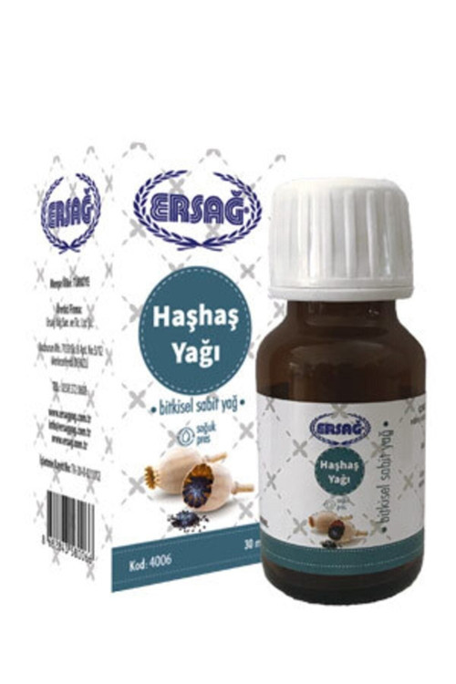 Haşhaş Yağı 30 Ml Bitkisel Sabit Yağ (soğuk Pres)