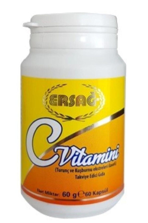 C Vitamini Gıda Takviyesi, Turunç Ve Kuşburnu Ekstreleri Ilaveli