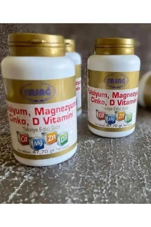 Kalsiyum Magnezyum Çinko D Vitamini*2 Adet