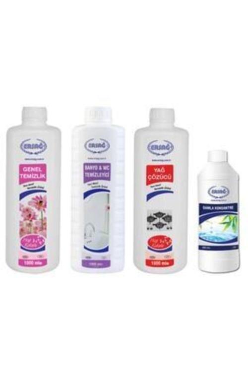 Genel Temizlik + Banyo & Wc Temizleyici + Yağ Çöz + Damla Konsantre