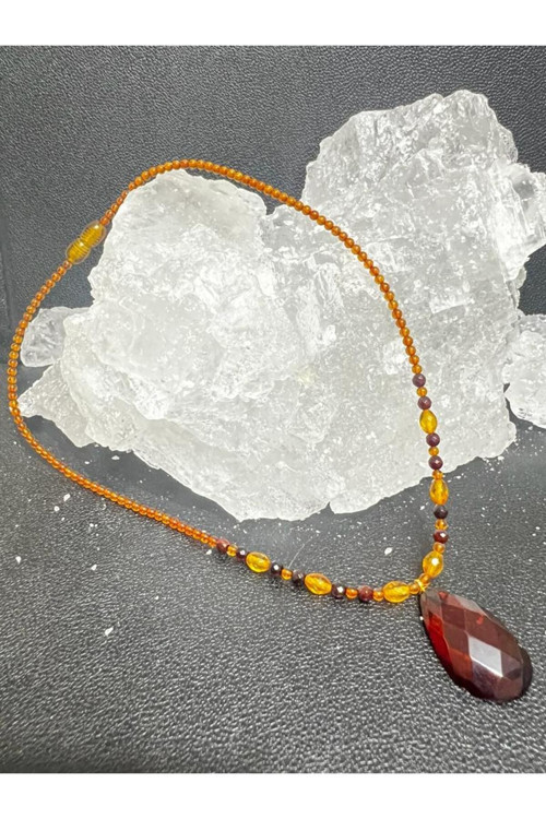 Sertifikalı Orijinal Kehribar Kolye