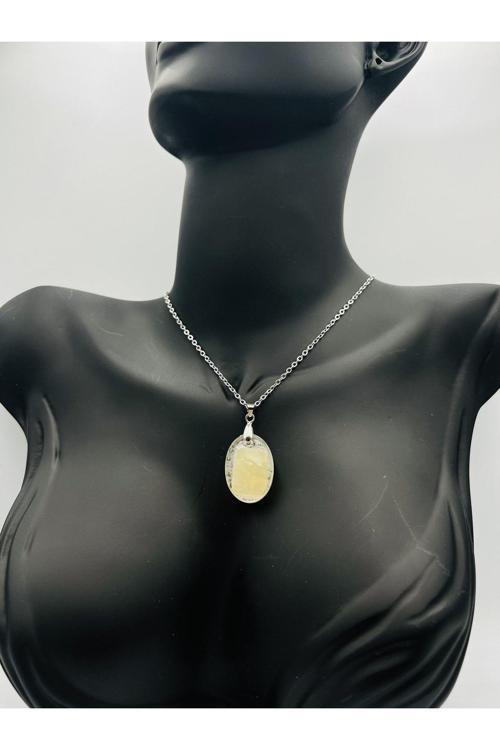 Doğal Taş Epoksi Kolye