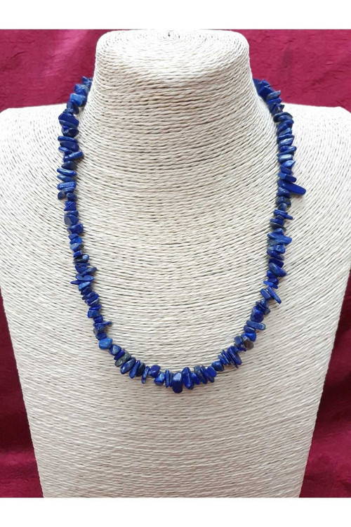 Sertifikalı Lapis Lazuli Taşı Doğal Taş Kolye