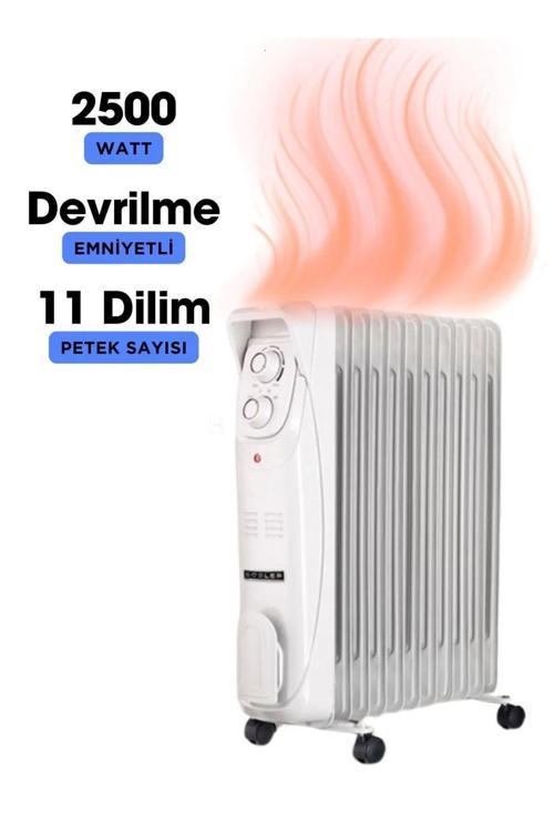 Sr-5711 2500 W 11 Dilim Fanlı Yağlı Radyatör