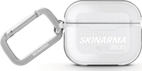 Airpods 3.Nesil Uyumlu Orjinal Lisanslı Kılıf Transparan Mat Tasarım Kinzoku Kılıf Beyaz