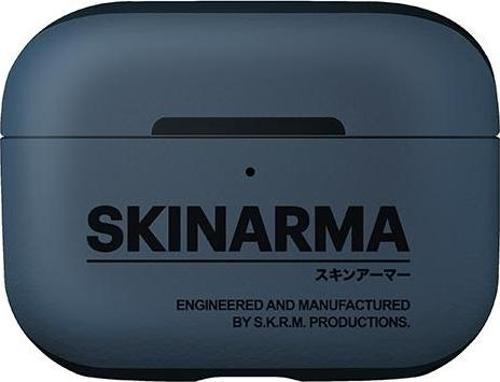 Airpods Pro 2 Uyumlu Kılıf PU Deri Tasarım Spunk Kılıf Mavi