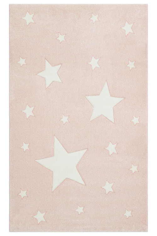 Gotzis Pembe Figürlü Polipropilen Makine Halısı-Eko-kds 12 pink-120 x 180