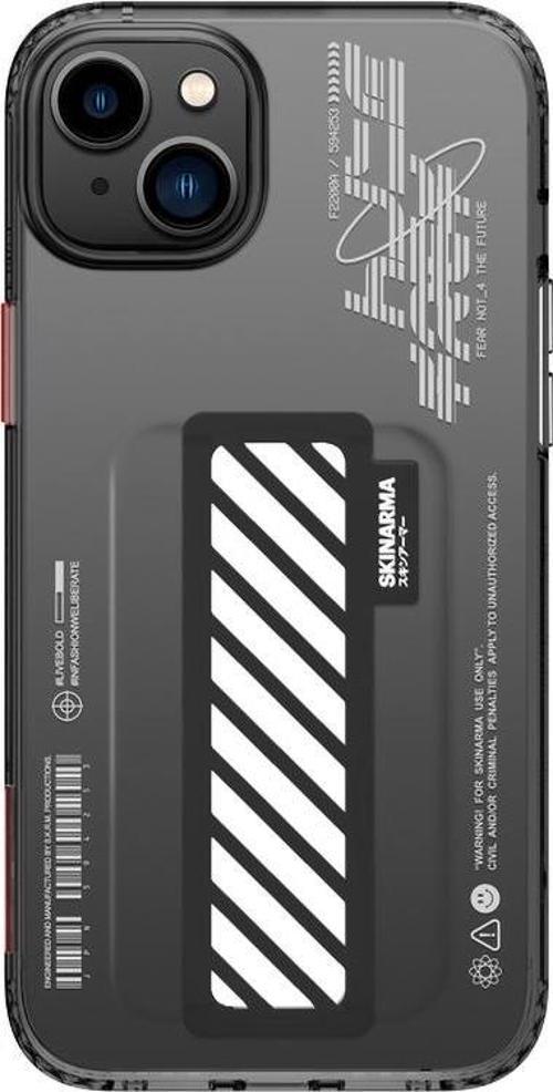 iPhone 14 Plus Uyumlu Orjinal Lisanslı Kılıf Şeffaf Desenli Standlı Kaze Kapak