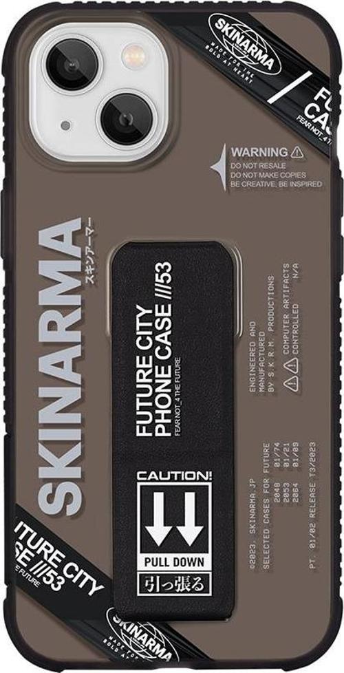 iPhone 14 Uyumlu Orjinal Lisanslı Kılıf Şeffaf Desenli Airbag Tasarımlı Standlı Shimma Kapak