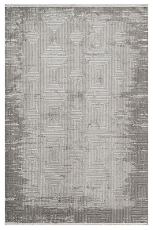 Annika Gri Modern Mikrofiber Makine Halısı-LxS-Zen-1088-Grey-100 x 550