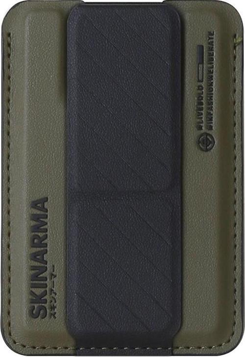 Magsafe Şarj Kavrama Standlı Kartlık Kado Haki Yeşil