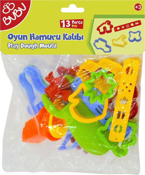 Bu-Bu Oyun Hamuru Kalıbı 13 Parça HK0013