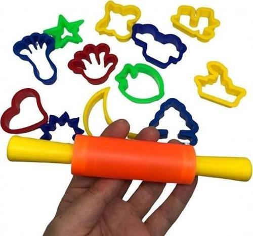 Bu-Bu Oyun Hamuru Kalıbı Merdaneli 13 Parça Hk0011