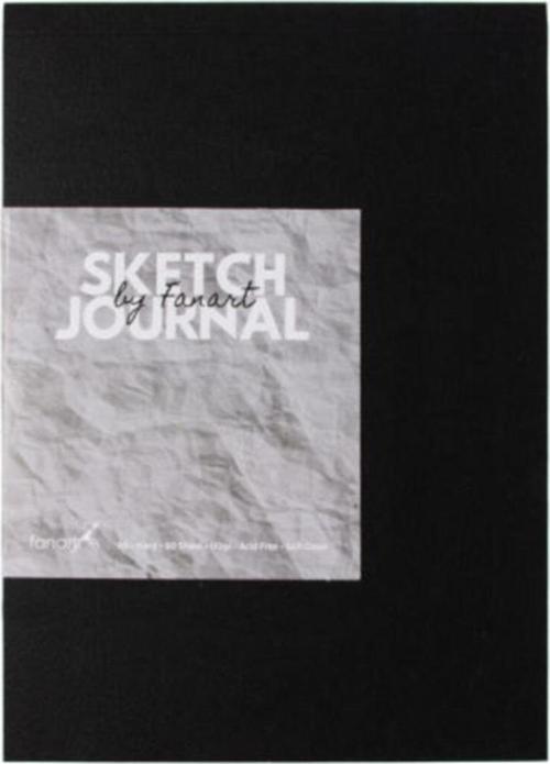 Academy Sketch Eskiz Çizim Defteri Journal 110 Gr 60 Yaprak A4 Siyah