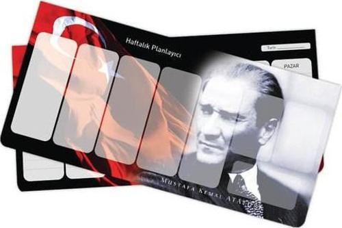 830133-99 Haftalık Planlayıcı Blok Atatürk 12x26 Cm