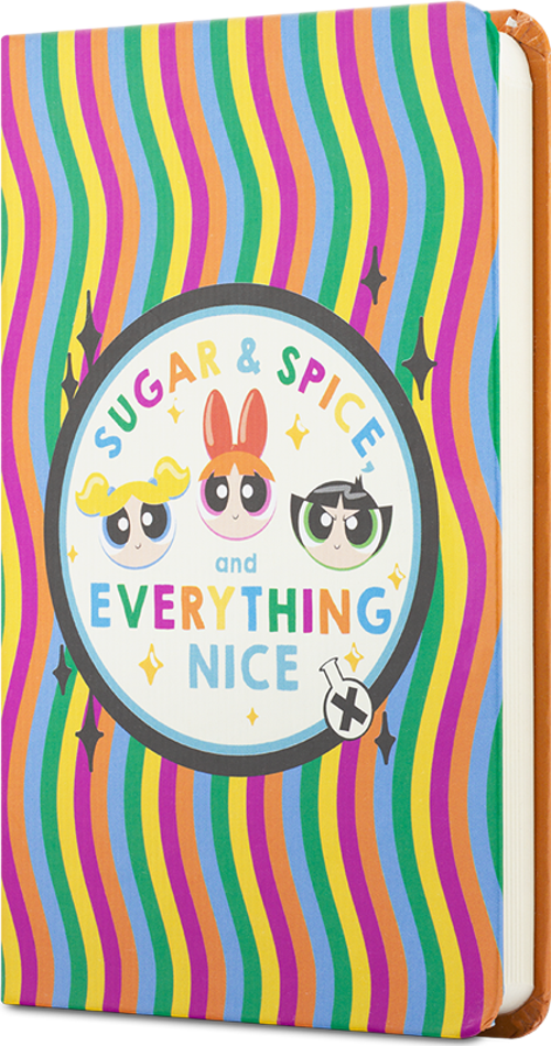 The Powerpuff Girls Sert Kapak Mini Not Defteri Everything Nice Turuncu 80 Yaprak Çizgisiz 9X14Cm Dft-388319