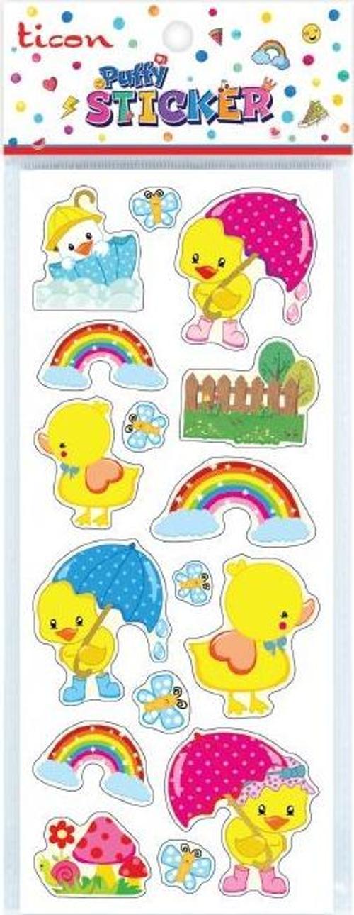 Puffy Sticker Hayvan Figürleri Tps-007/8 348905 (20 Li Paket)