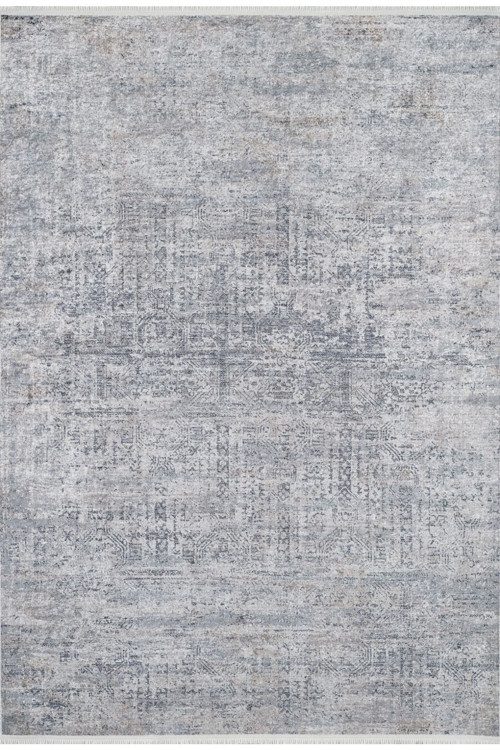 Kandhkot Gri Modern Dijital Baskı Halı-Haln-HLN1774-150 x 220