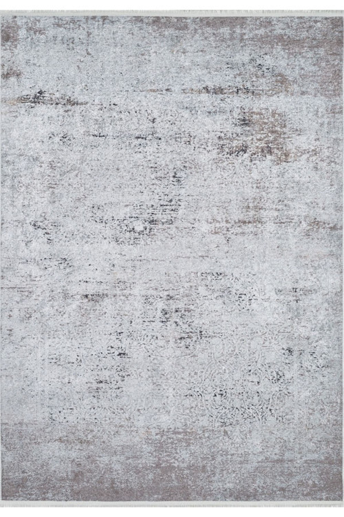 Zabol Gri Modern Dijital Baskı Halı-Haln-HLN1915-80 x 500