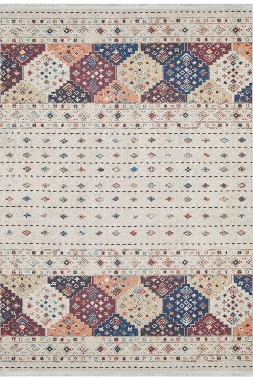 Bransk Krem Modern Dijital Baskı Halı-Haln-HLN1640-100 x 500