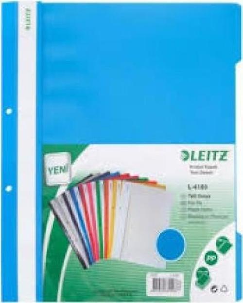4189 Telli Dosya A-4 Plastik Açık Mavi 50 Li (1 Paket 50 Adet)