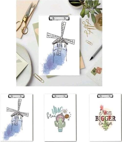 Ofset Kapaksız Sekreter Blok A4 Sekreterlik Karışık Renklerde OFS806