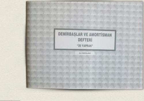 Amortisman Defteri 10 Yaprak Cem188