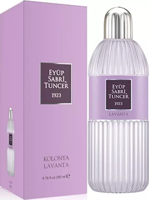 Lavanta Kolonyası 200Ml Cam Şişe Silindir Kolonya
