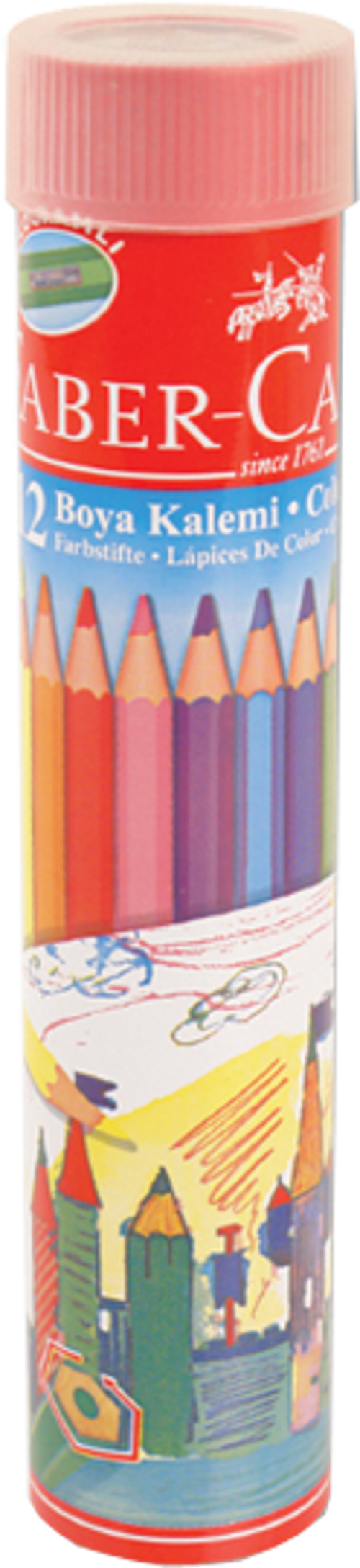 Faber-Castell Boya Kalemi 12 Renk Metal Tüp 5173116512000