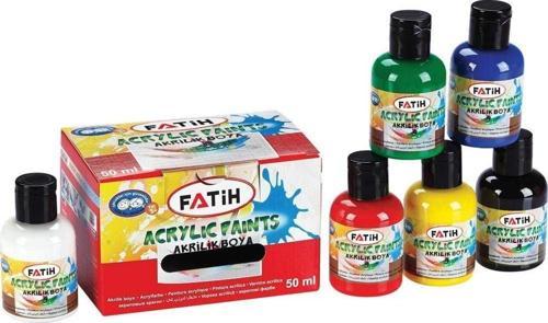 Akrilik Boya 75 Ml 6 Lı Takım Karışık