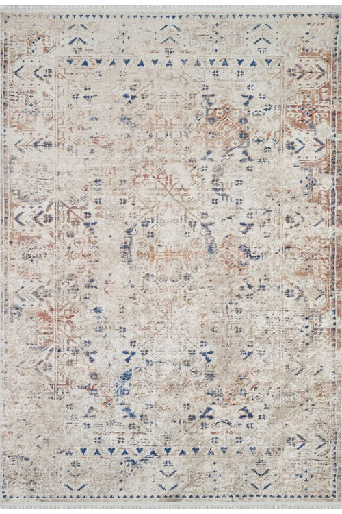 Kamalia Krem Modern Dijital Baskı Halı-Haln-HLN1664-170 x 240