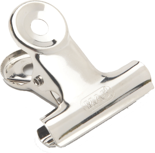 940 Metal Yaylı Kıskaç 30 Mm Beyaz 24 Lü (1 Paket 24 Adet)