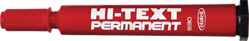 Hitext Markör Kalem Yuvarlak Uç Kırmızı 12 Li 830-Pbk (1 Paket 12 Adet)