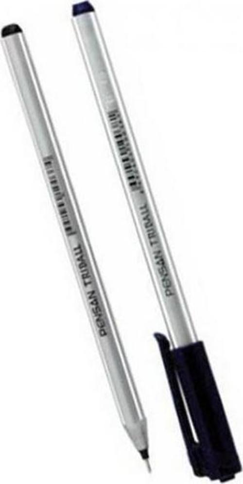 Triball Tükenmez Kalem 1,0 Mm Siyah 12 Li (1 Paket 12 Adet)