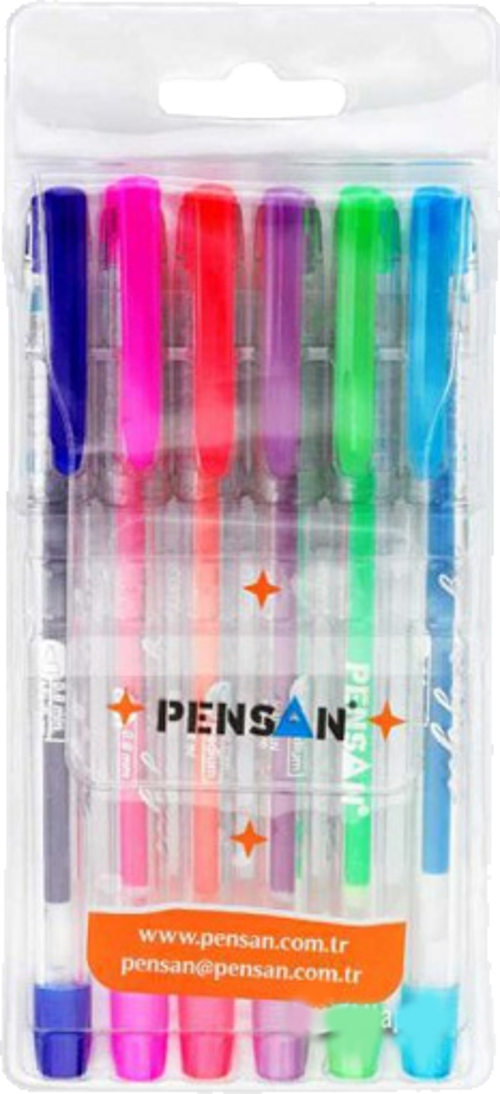 Tükenmez Kalem My-King Jel 6 Neon Renk Pe02227Jk00N6