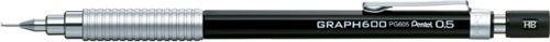 Pg-605-A Versatil Kalem 0,5 Mm Teknik Çizim Siyah