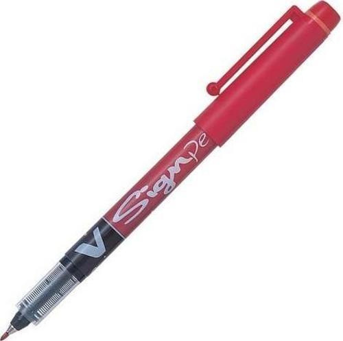 Roller Kalem Signo Pen İmza Kalemi Kırmızı Sw-Vsp-R (12 Li Kutu)