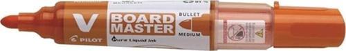 V Board Master Beyaz Tahta Kalemi Yuvarlak Uç Turuncu WBMA-VBM-M-O-BG (10 Lu Paket)