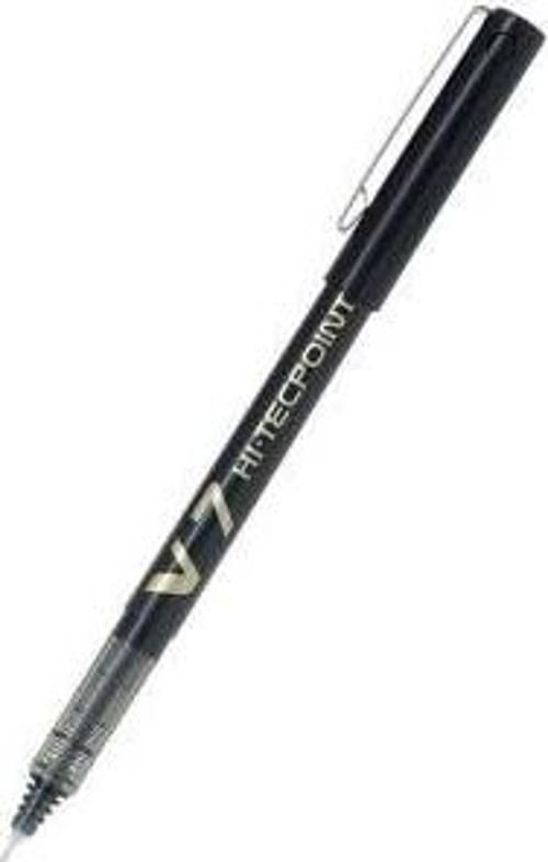 V10 Grip Hi-Tecpoint Roller Kalem Siyah