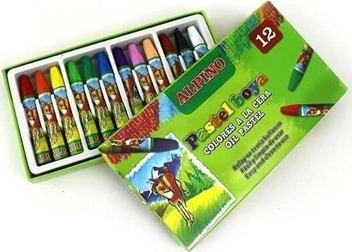Pastel Boya 12 Renk Karton Kutu Dc-038296