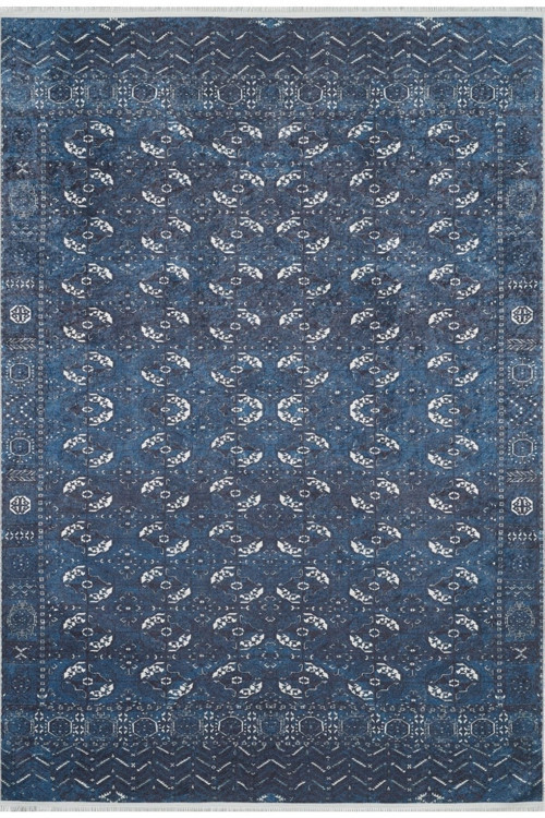 Haora Lacivert Modern Dijital Baskı Halı-Haln-HLN1939-300 x 400